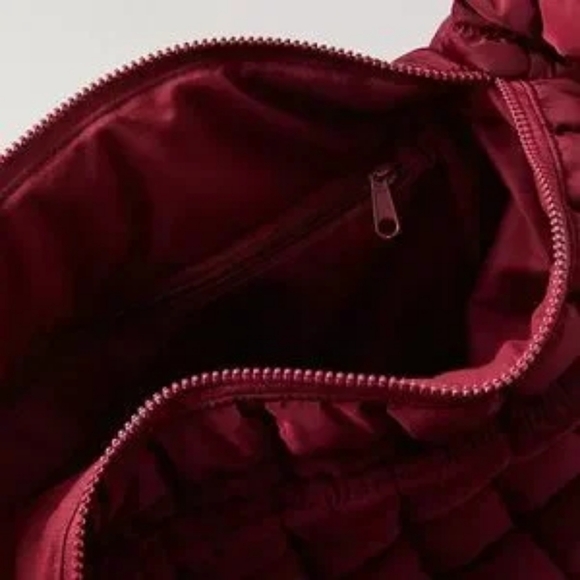 Free People Movement Quilted Baby Carryall Sling Bag In Mahagony - Picture 2 of 3